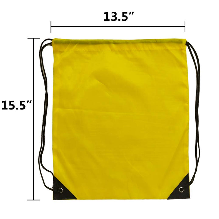 Drawstring Backpacks Bulk 48 Pcs Nylon Drawstring Bags 12 Color Gym String Backpack