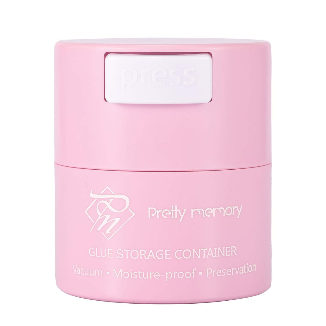 'N/A'' Pretty Memory Glue Storage Container For Eyelash Extensions Airtight Lash Glue Holder Tank Jar Adhesive Eyelash Extensio