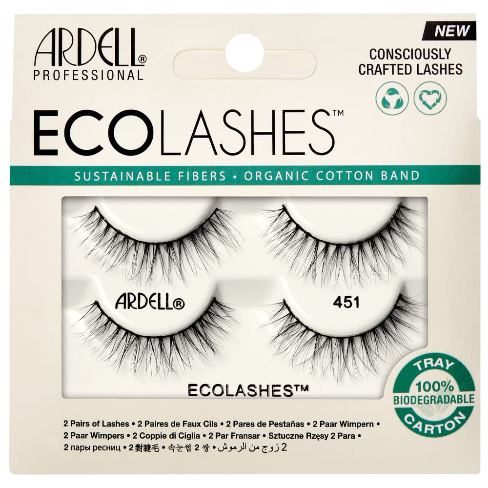 Ardell Eco Lashes 451, 2 Pairs Per Pack