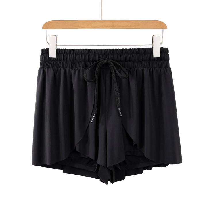 Blaosn Flowy Womens Athletic Shorts Gym Yoga Workout Running Tennis Skirt Biker Sweat Spandex Skort Comfy Lounge Wear Cute Teen Girls Trendy Clothes Casual Summer Outfits(xs,Black)
