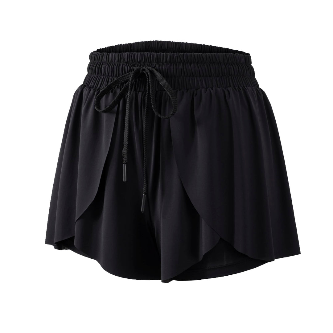Blaosn Flowy Womens Athletic Shorts Gym Yoga Workout Running Tennis Skirt Biker Sweat Spandex Skort Comfy Lounge Wear Cute Teen Girls Trendy Clothes Casual Summer Outfits(xs,Black)
