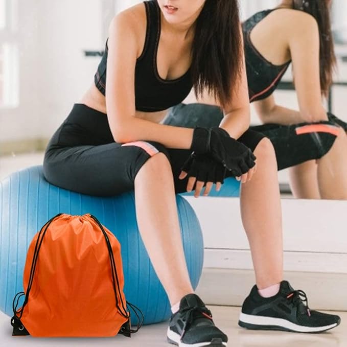 GoodtoU Drawstring Backpack Bulk Cinch Bag Nylon String Backpack String Bag 16 Colors