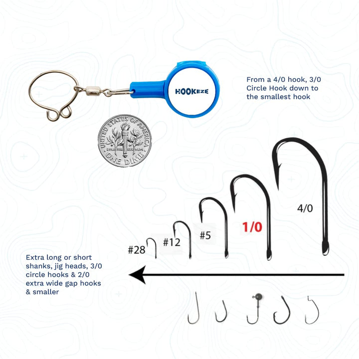 HOOK-EZE 2023 Updated Design Fishing Gear Knot Tying Tool | Pack of 2 | Protect from Fish Hooks | Tie Fishing Knots Easily | Cool Gadgets | Ice & Fly Fishing Gifts for Beginner Anglers - Purple