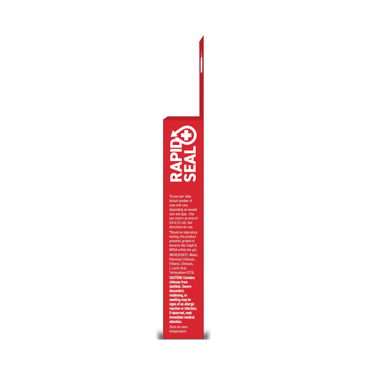 Rapid-Seal Wound Gel 0.3oz (5 Tubes) | Stops Bleeding in Seconds, for Minor Cuts, Scrapes & Razor Nicks