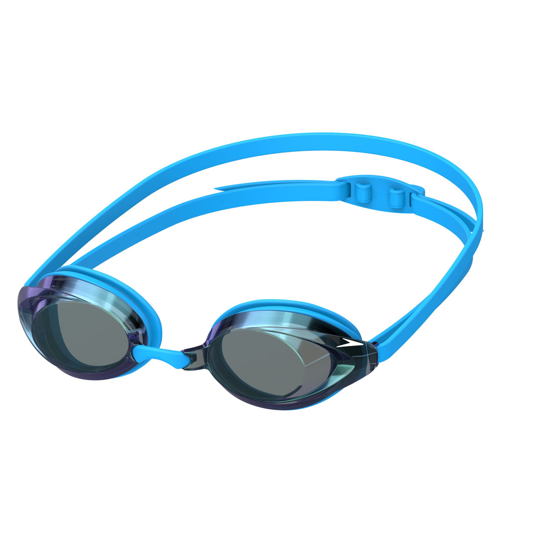 Speedo Unisex Adult Swim Goggles Mirrored Vanquisher 2.0 - Team Aero Blue, One Size