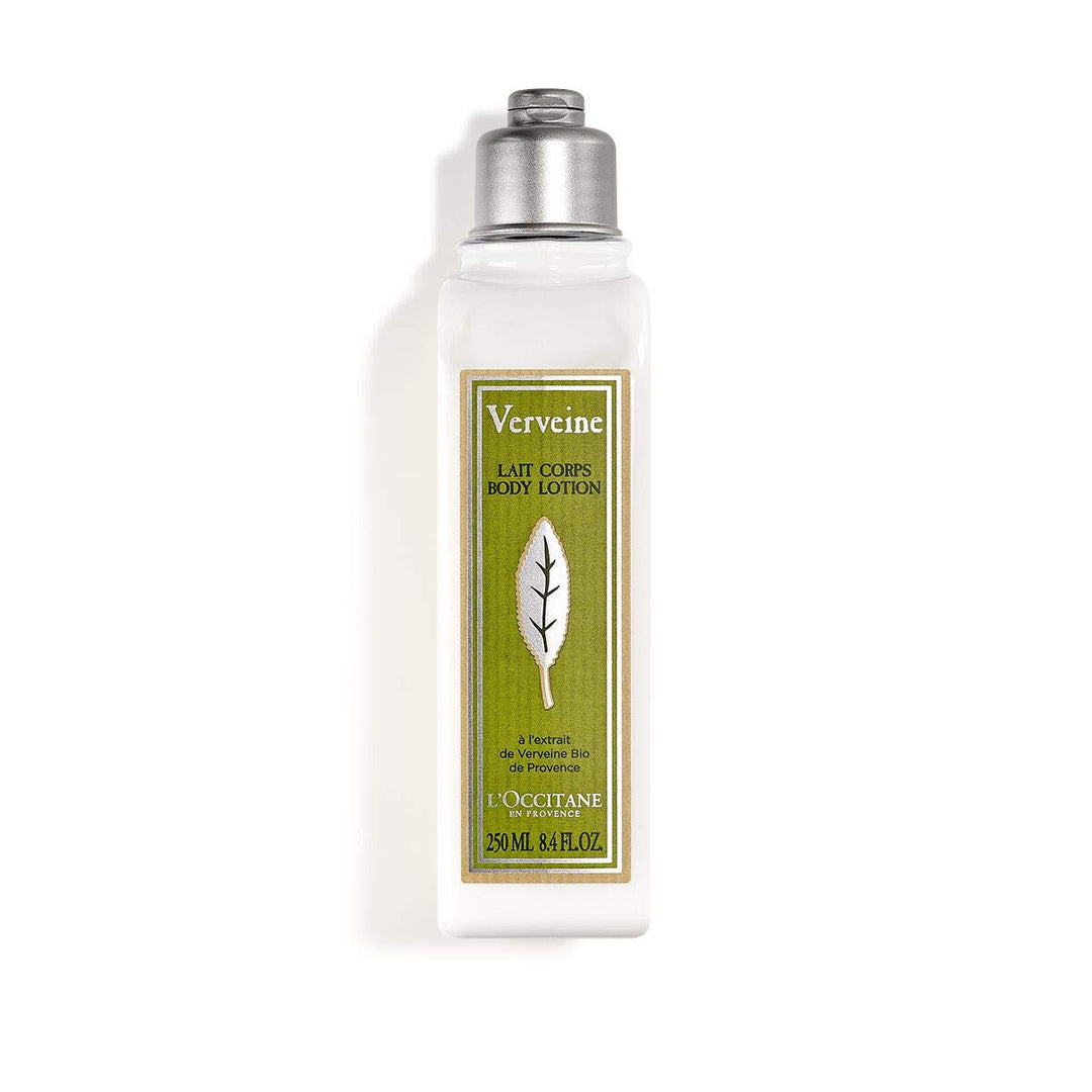L'Occitane Verbena Body Lotion: Refreshing Lemon Scent, Softening, Moisturizing, With Grape Seed Oil, Shea Butter & Organic Verb
