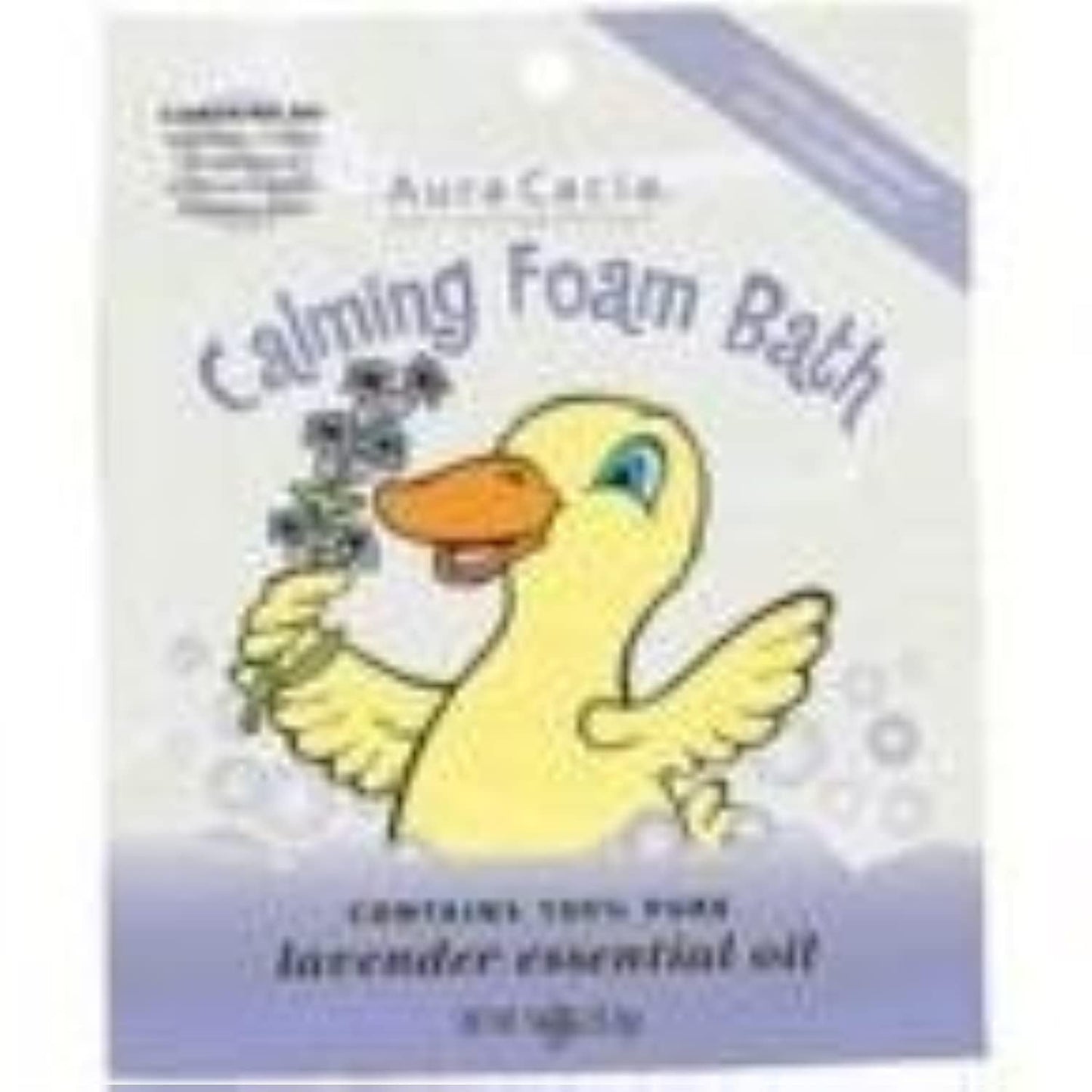 Aura Cacia Calming Lavender Aromatherapy Foam Bath for Kids | 2.5 oz. Packet
