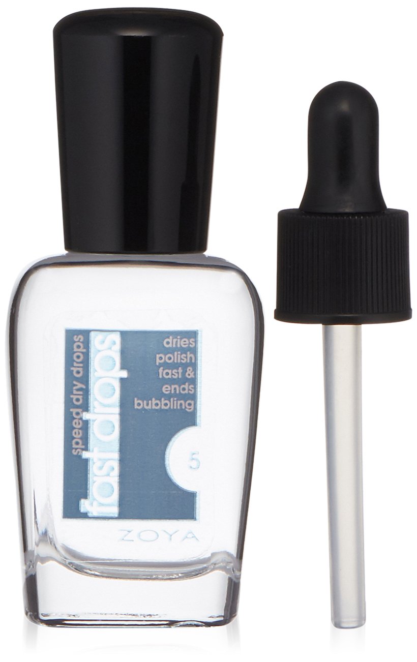 Zoya Fast Drying Drops Top Nail Coat , Clear , 0.5 Fl Oz