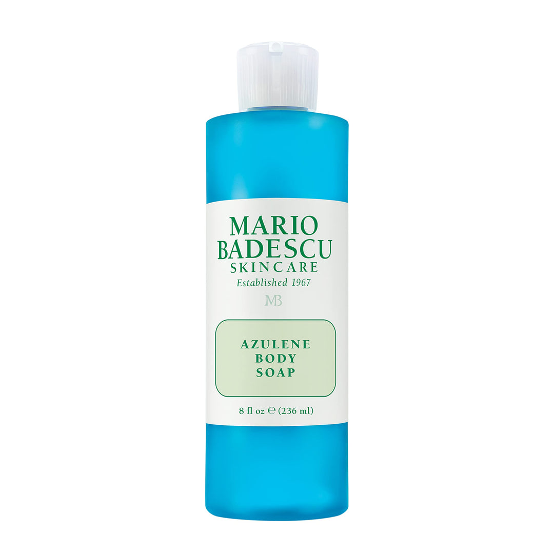 Mario Badescu Azulene Body Soap, Gentle Bath Wash To Soften, Nourish & Cleanse, Comforting Chamomile-Infused Formula For Dry Or