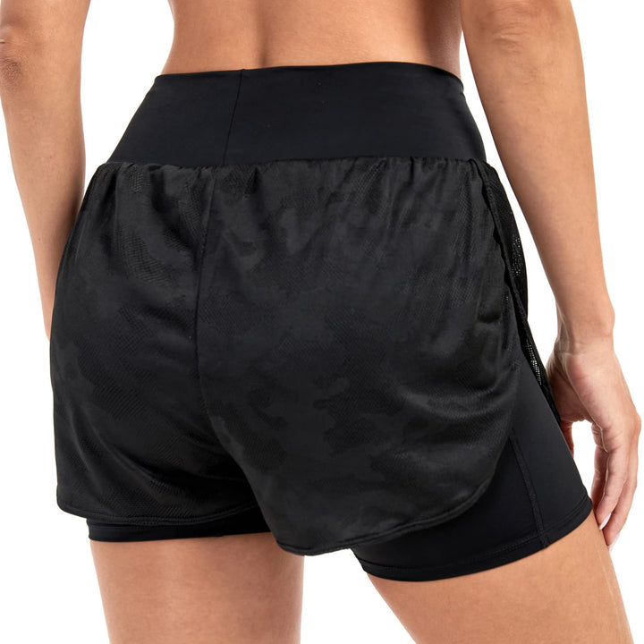 Blaosn Flowy Running Shorts for Women Gym Yoga Workout Athletic Exercise Active Wear Sweat Spandex Tennis Skorts Skirts High Waisted Cute Trendy Clothes Casual Summer(Xs,Black)