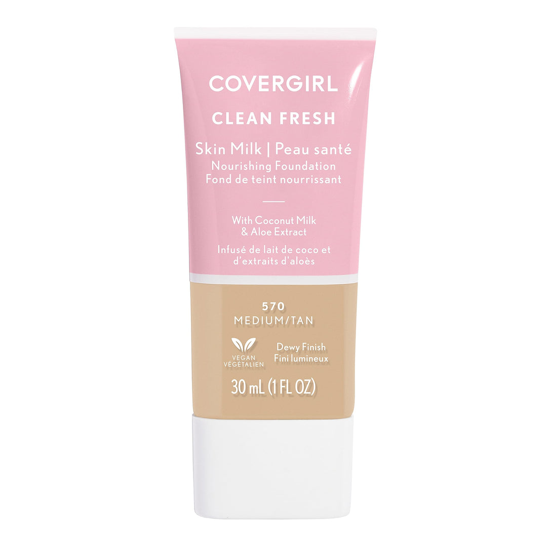 Covergirl, Clean Fresh Skin Milk Foundation, Medium/Tan, 1 Count