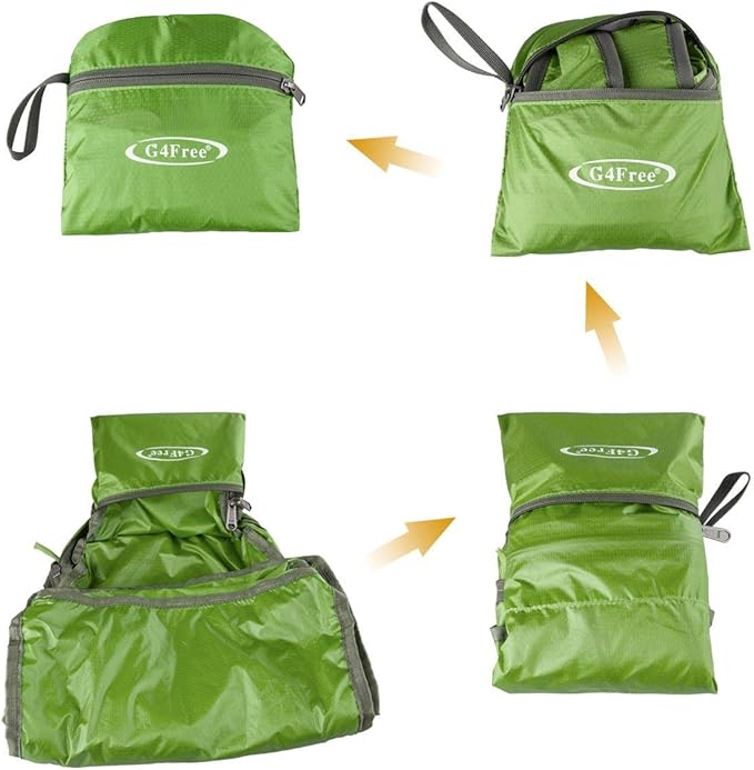 G4Free 20L Lightweight Packable Backpack Travel Hiking Daypack Foldable Backpack for Men Women