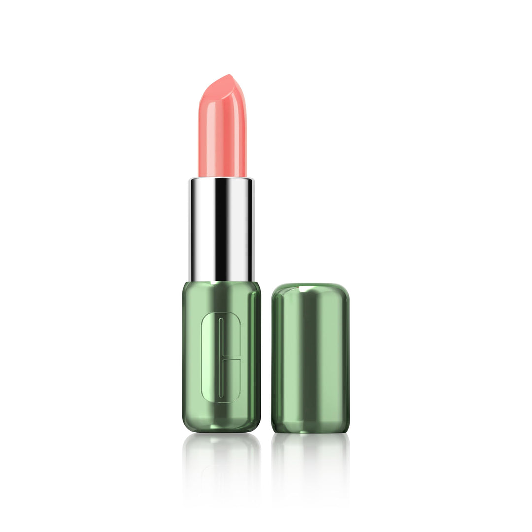 Clinique Pop Longwear Lipstick | Long Lasting, Satin, Matte + Shine, Melon Pop, 1 Count