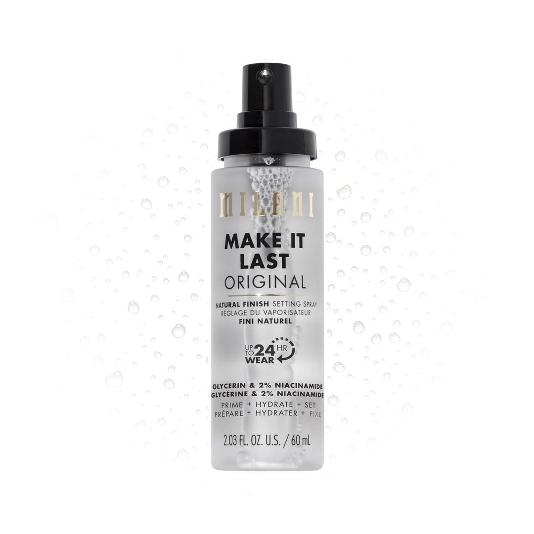 Milani Make It Last Original - Natural Finish Setting Spray 3-In-1 Setting Spray And Primer- Prime + Correct + Set Makeup Finish