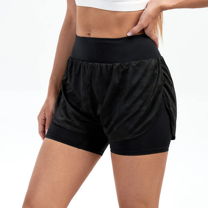Blaosn Flowy Running Shorts for Women Gym Yoga Workout Athletic Exercise Active Wear Sweat Spandex Tennis Skorts Skirts High Waisted Cute Trendy Clothes Casual Summer(Xs,Black)