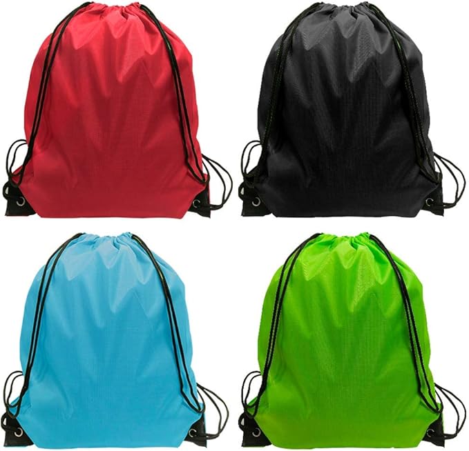 GoodtoU Drawstring Gym Backpack - 36 Pcs String Bag - Cinch Bag Bulk - 4 Colors