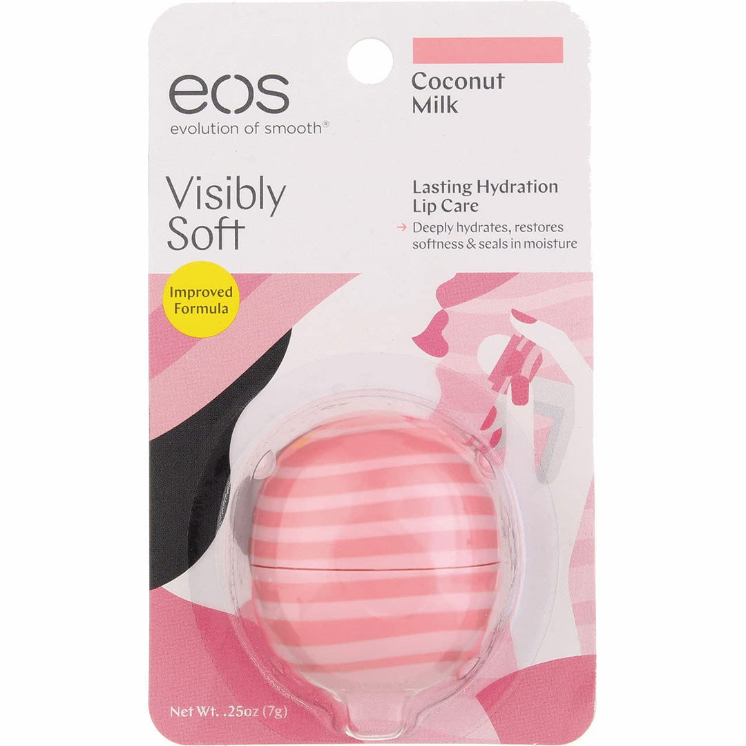 Eos Super Soft Shea Lip Balm, Coconut Milk 0.25 Oz (Pack Of 6)