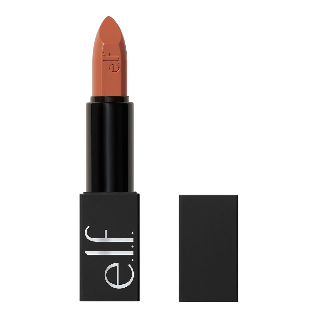 E.L.F. O Face Satin Lipstick, Richly Pigmented, Nourishing & Long-Lasting Creamy Lipstick, Infused With Jojoba, Vegan & Cruelty-