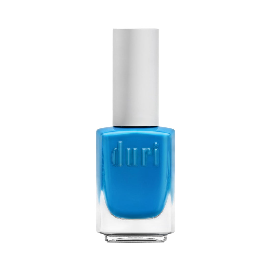 Duri 160N Tsunami - Neon Blue Nail Polish, Matte Finish, Quick Drying, 0.45 Fl Oz