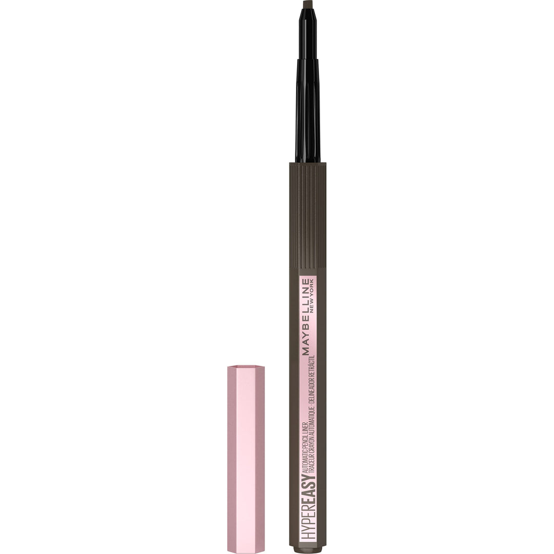 Maybelline New York Hyper Easy No Slip Pencil Eyeliner Makeup, Deep Brown, 0.001 Oz.