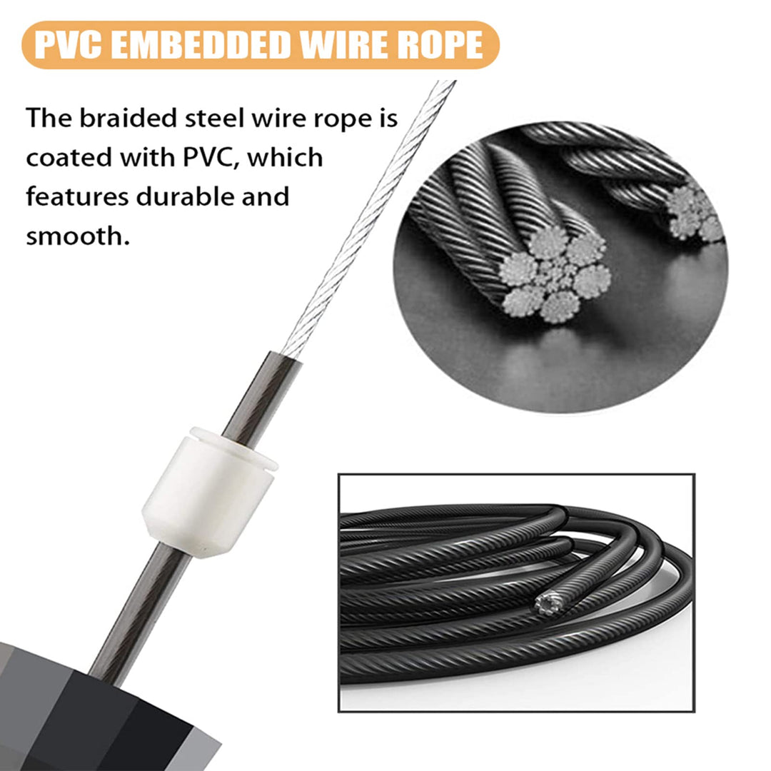 Redify Jump Rope,Jump Ropes for Fitness for Women Men and Kids,Speed Jumping Rope for Workout with Ball Bearings,Adjustable Skipping Rope for Exercise&Slim Body at Home School Gym (Red)