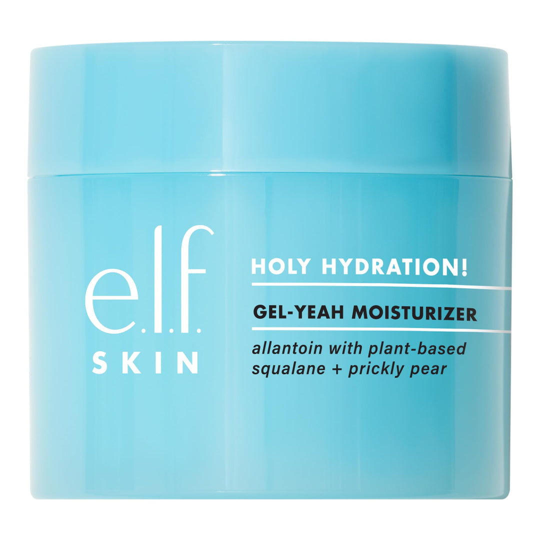 E.L.F. Skin Holy Hydration! Gel-Yeah Moisturizer, Lightweight Moisturizer For Plump, Hydrated Skin, Infused With Squalane, Vegan