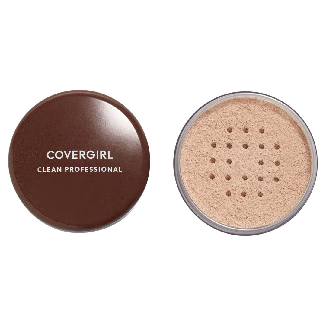 Covergirl Professional Loose Finishing Powder, Translucent Light Tone, Sets Makeup, Controls Shine, Won'T Clog Pores, 0.7 Ounce