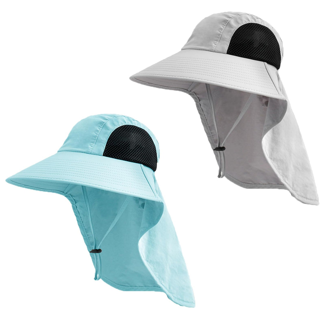 Sun Hat for Men Women with Neck Flap,UPF 50+ UV Protective Hiking Fishing Hats,Wide Brim Sun Hat for Women&Men …