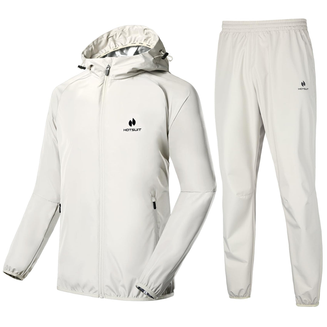 HOTSUIT Lightweight Sauna Suit for Men Weight Loss Sweat Suit Boxing Exercise Sweat Sauna Jacket Pants