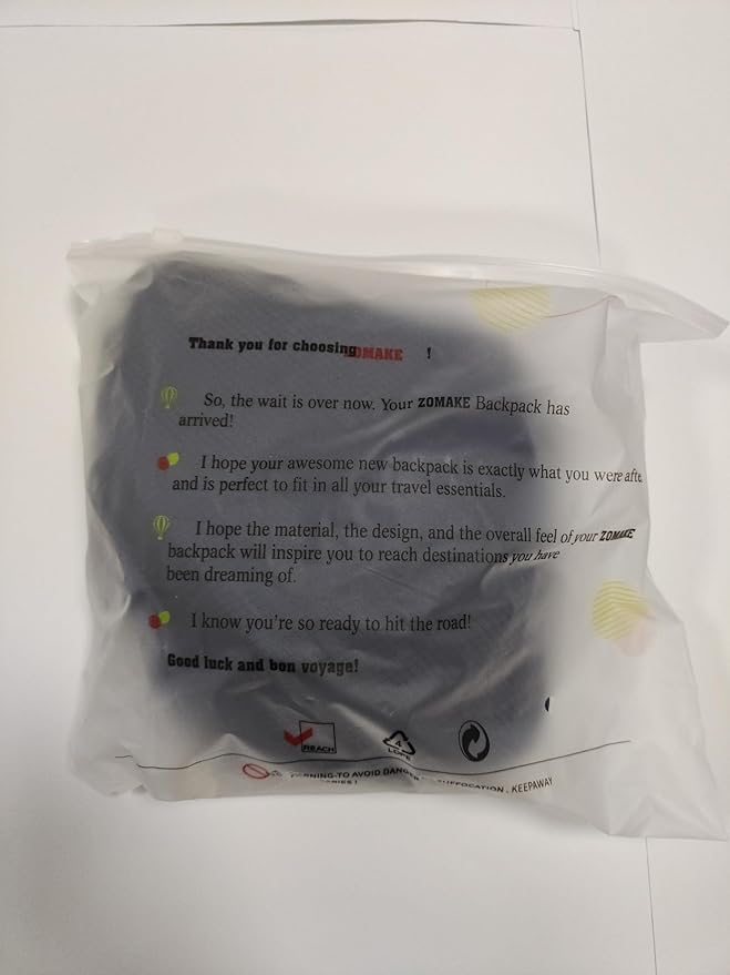 ZOMAKE Ultra Lightweight Packable Backpack 25L - Foldable Hiking Backpacks Water Resistant Small Folding Daypack for Travel(Navy Blue)