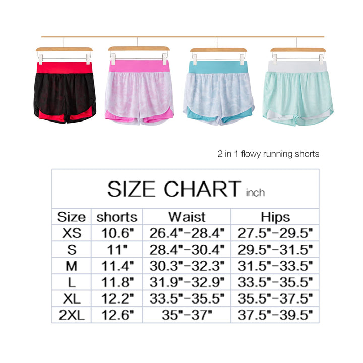 Blaosn Flowy Running Shorts for Women Gym Yoga Workout Athletic Exercise Active Wear Sweat Spandex Tennis Skorts Skirts High Waisted Cute Trendy Clothes Casual Summer(Xs,Black)