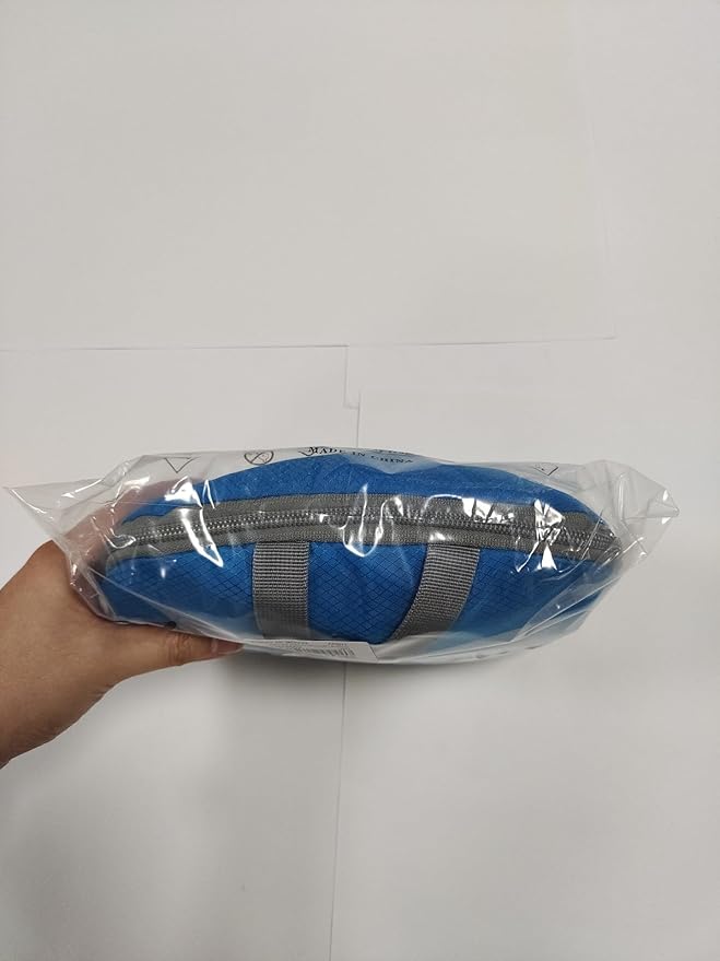 ZOMAKE Lightweight Packable Backpack 30L, Foldable Hiking Backpacks Water Resistant Compact Folding Daypack for Travel(Light Blue)