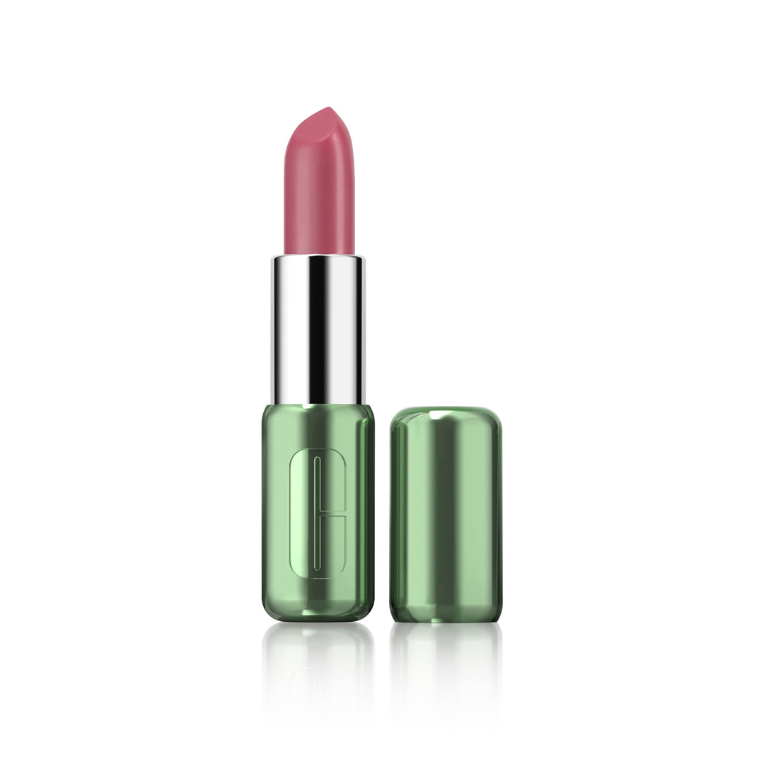 Clinique Pop Longwear Lipstick | Long Lasting, Satin, Matte + Shine, Cute Pop, 1 Count