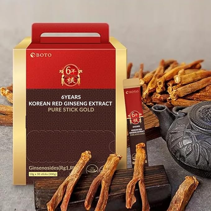 BOTO & Baekje Geumsan Daily Wellness Set β 30 Red Ginseng + 30 Collagen Jelly Sticks for Energy & Skin