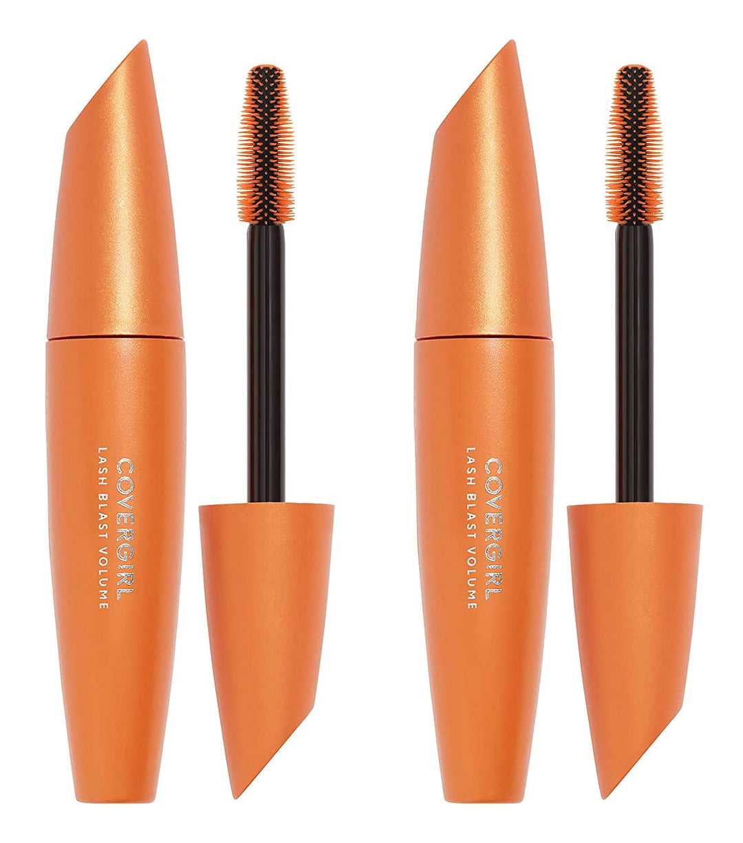 Covergirl Lash Blast Volume Mascara Makeup, Volumizing, Long-Wearing, Smudge-Proof, Cruelty Free, Very Black, 2 Count