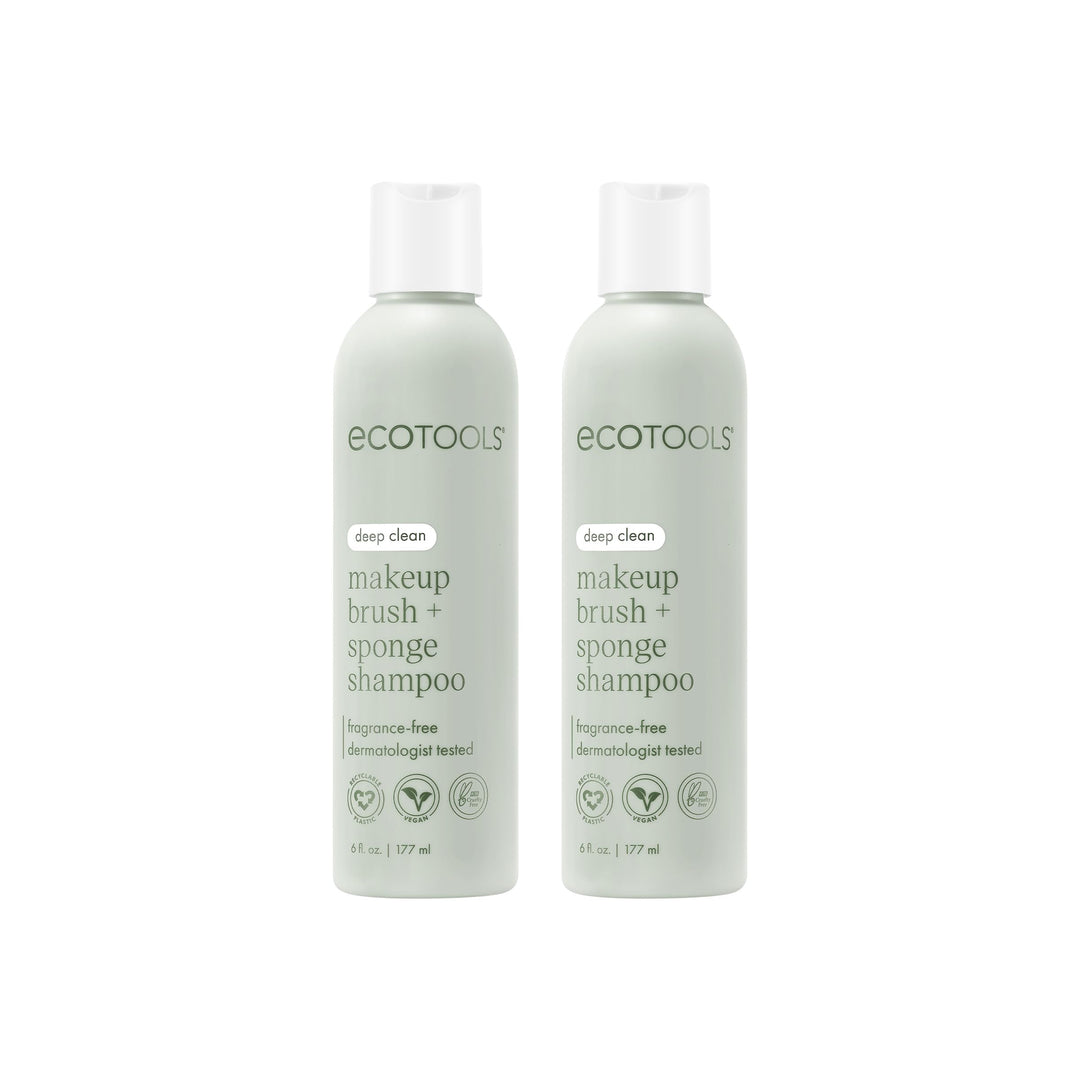 Ecotools Makeup Brush And Sponge Shampoo, Removes Makeup, Dirt, & Impurities From Makeup Brushes & Makeup Blending Sponges, Frag