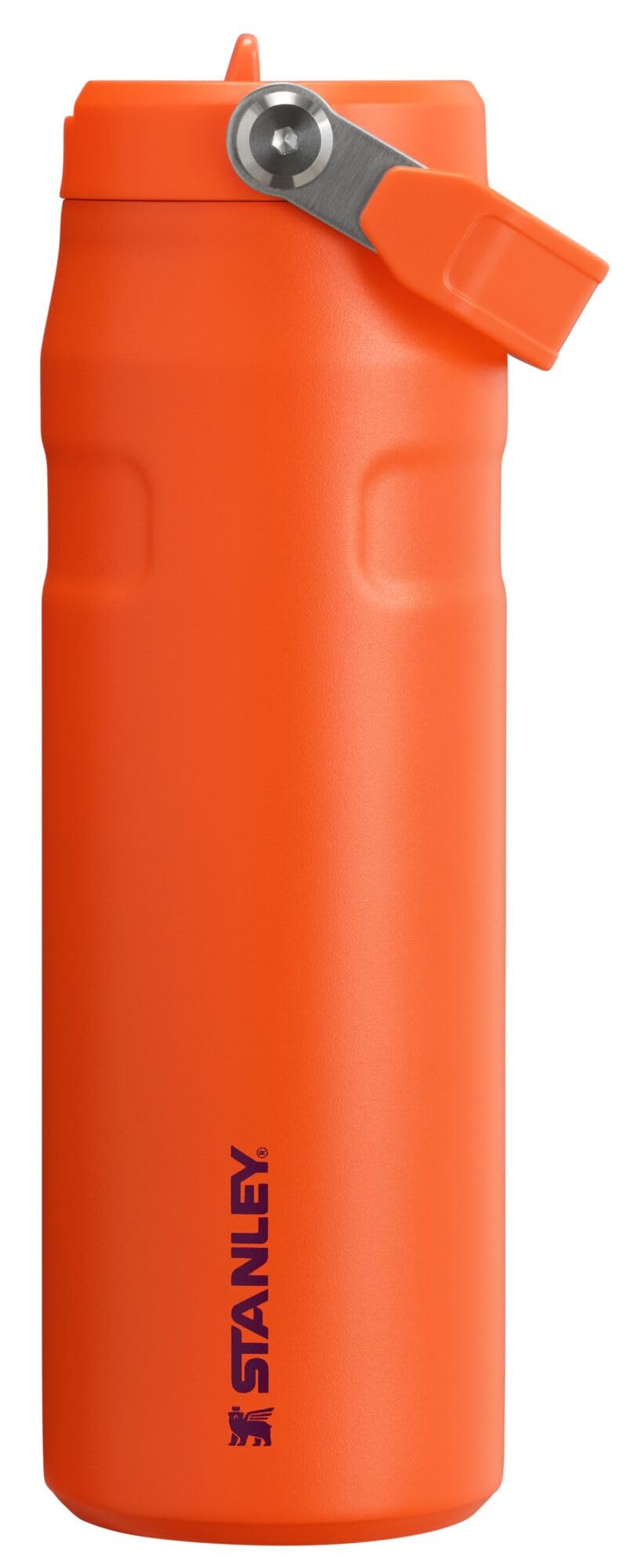 Stanley IceFlow Flip Straw 2.0 Water Bottle 24 OZ | Built-In Straw with Larger Opening | Lightweight & Leak-Resistant | Insulated Stainless Steel | BPA-Free | Tigerlily Plum