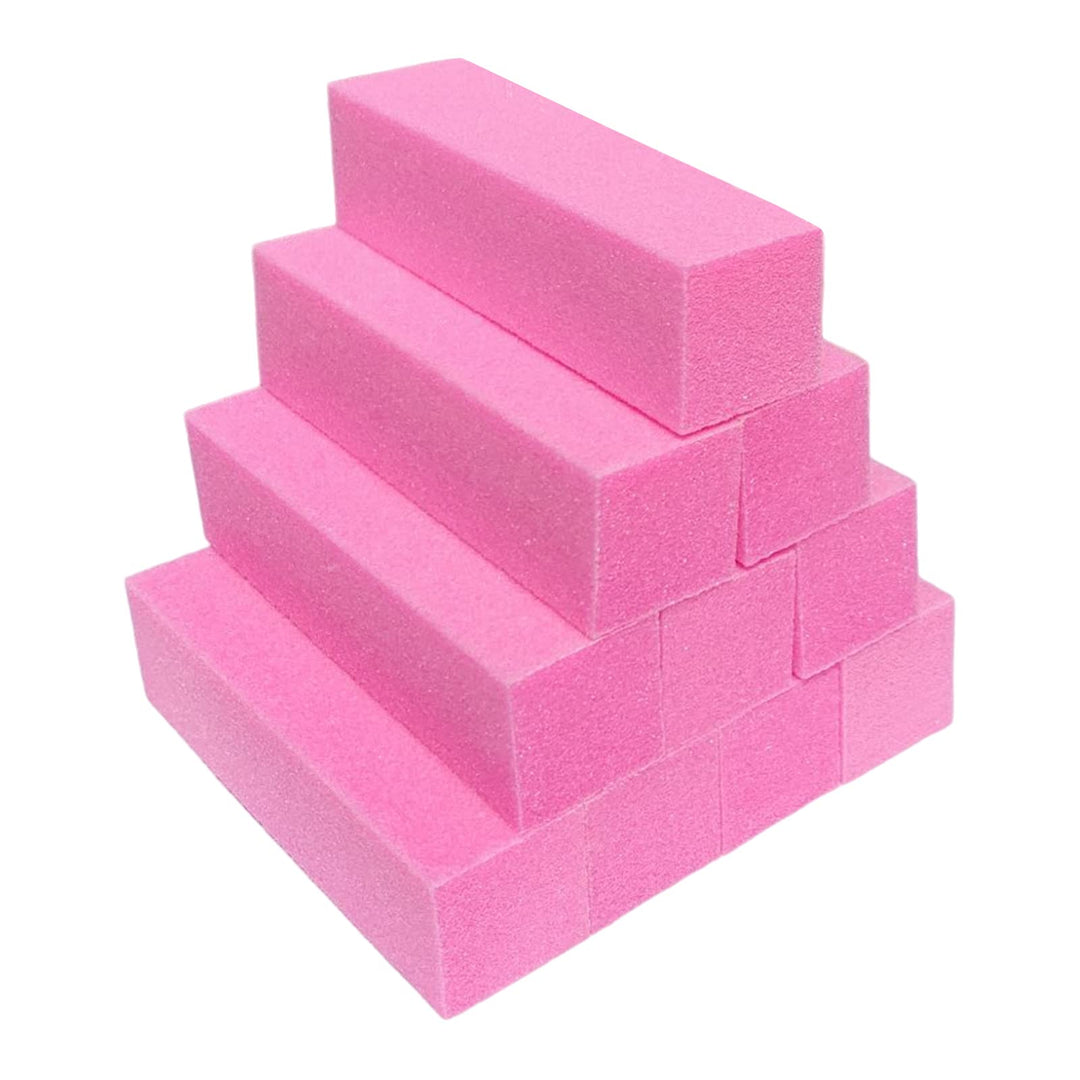 10 Pcs Nail Buffer Block For Acrylic And Natural Nails, 4 Sided Sanding Buffers For Gel Nails Fingernail Shine Buffing Filer Set