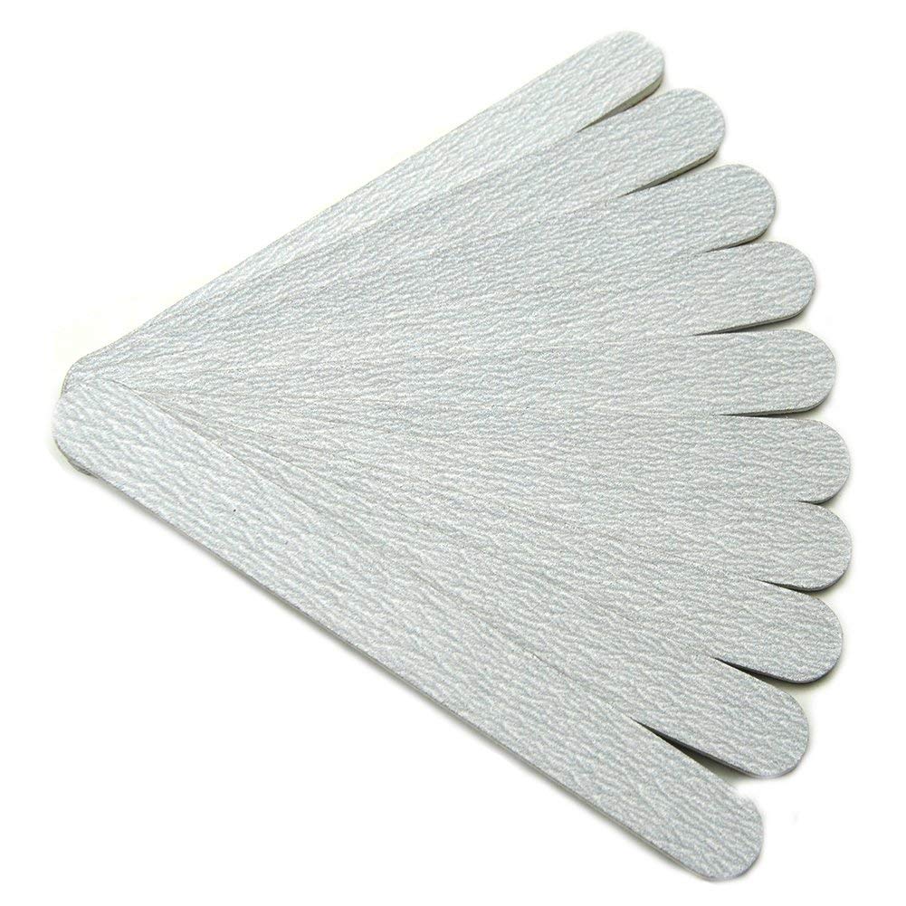 Karlash Professional Double Sided Emery Board 7'' Zebra Nail File 100/100 10Pcs