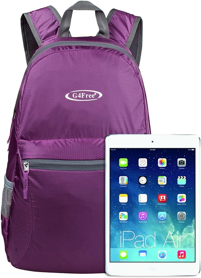 G4Free 20L Lightweight Packable Backpack Travel Hiking Daypack Foldable Backpack for Men Women