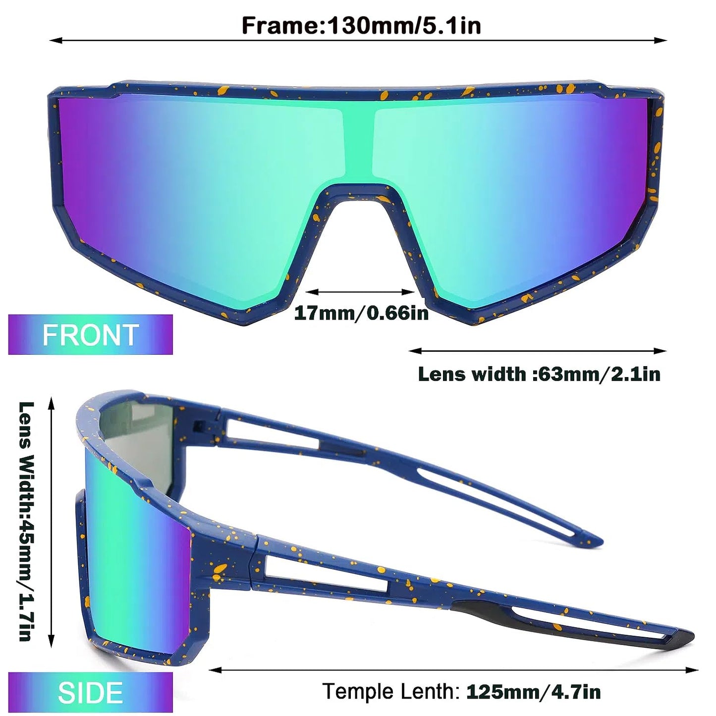 Youth Baseball Sunglasses For Boys Girls,UV400 Kids Sports Sunglasses,Cycling glasse Running Golf