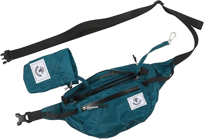 4Monster Hiking Waist Packs Portable,Water Resistant Fanny Bag with Adjustable Strap,Lightweight Crossbody Chest Bag Slim Bag