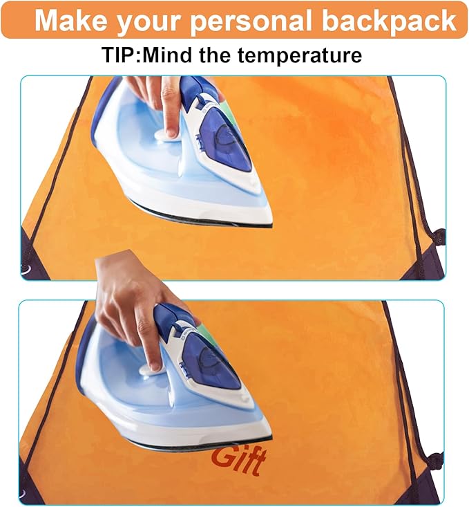 Drawstring Backpack Bulk 70Pcs String Backpack Drawstring Bags Cinch Bag Sackpack for Men Women Gym(Orange)