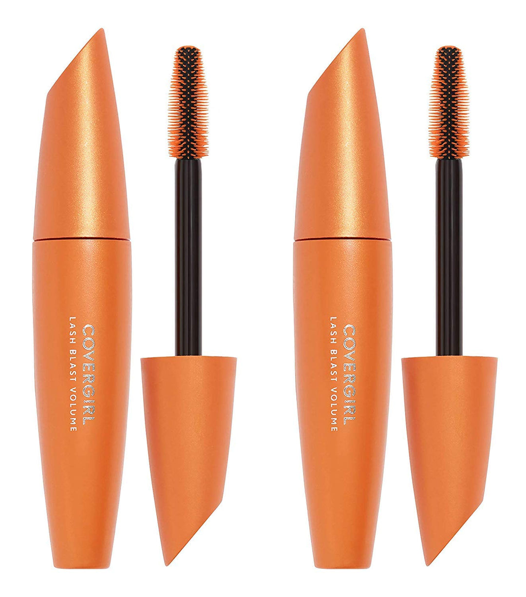 Covergirl Lash Blast Volume Mascara Makeup, Volumizing, Long-Wearing, Smudge-Proof, Cruelty Free, Black Brown, 2 Count