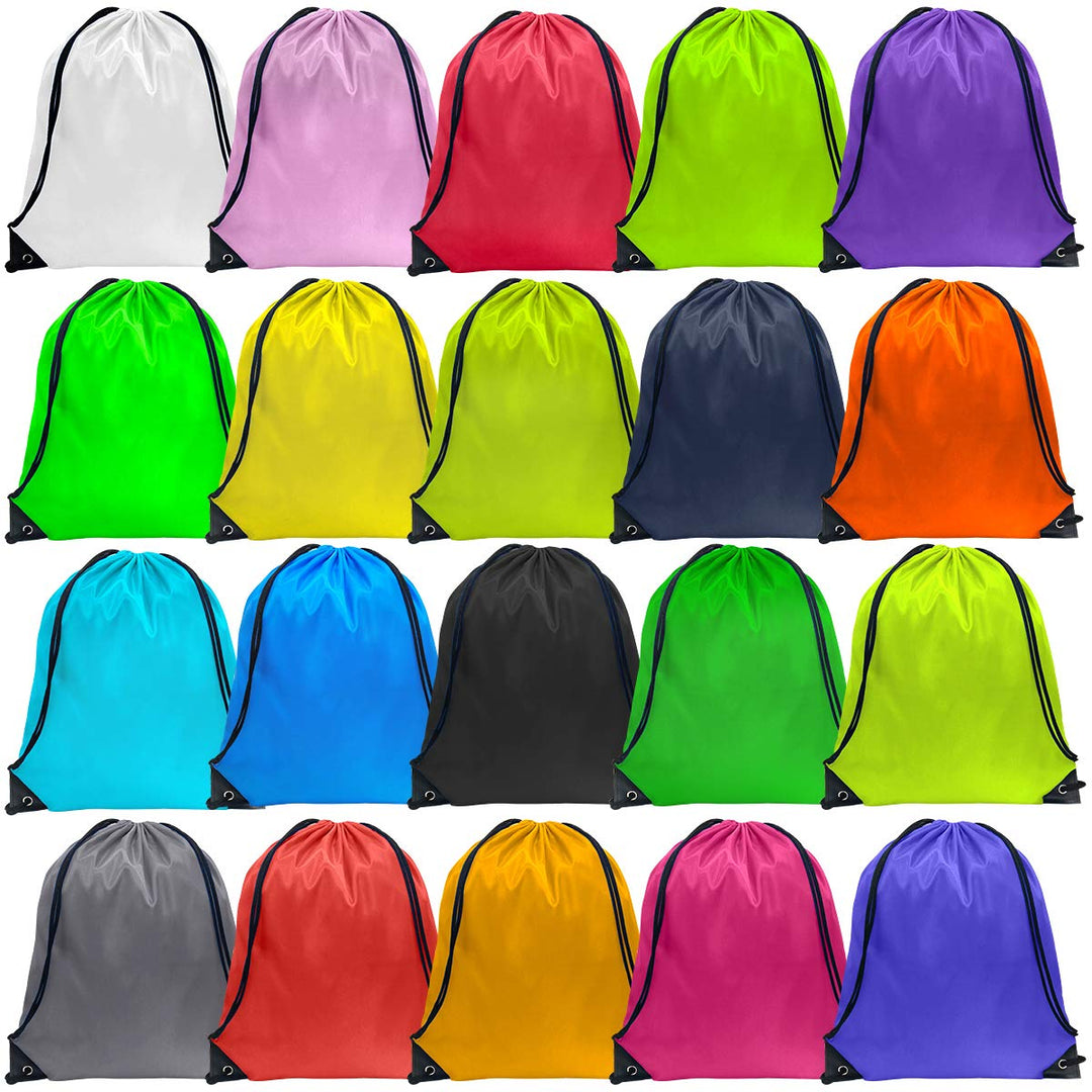 Drawstring Bags Bulk Gym String Bag Cinch Backpacks 20 Colors