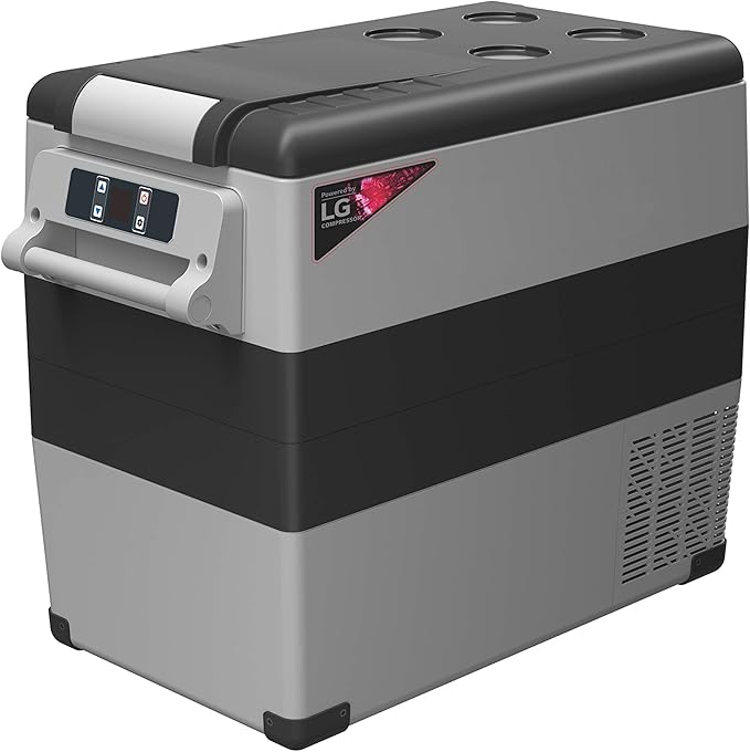 Alpicool LGCF55 Portable Refrigerator 12 Volt Car Freezer 52 Quart Mini Fridge Freezer (-4℉~68℉) for Truck, RV, Vehicle, Travel, Outdoor -12/24V DC