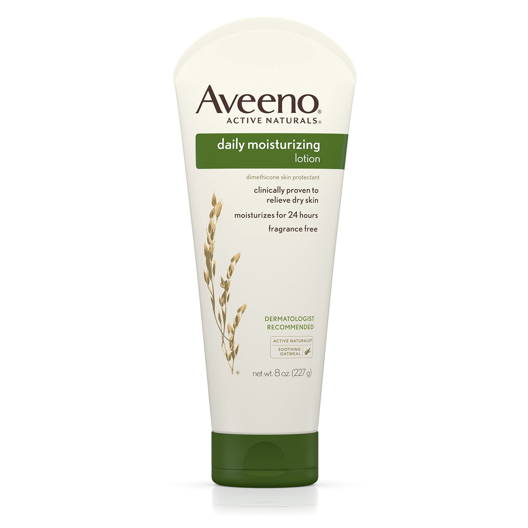 Aveeno Daily Moisturizing Lotion, 8-Ounce Tube (Pack Of 3)