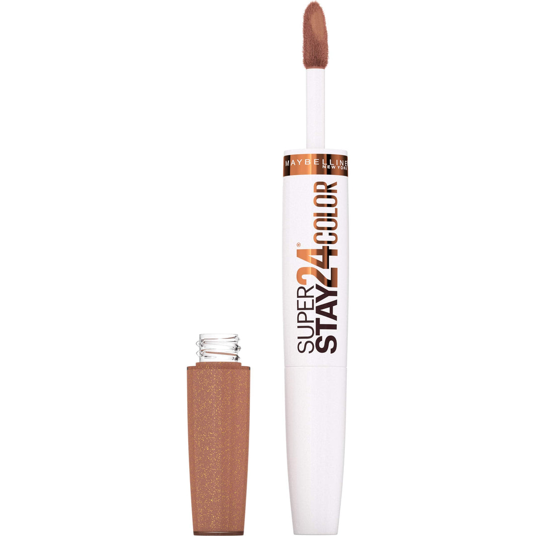 Maybelline SuperStay 24, 2-Step Liquid Lipstick, Coffee Edition, Chai Once More