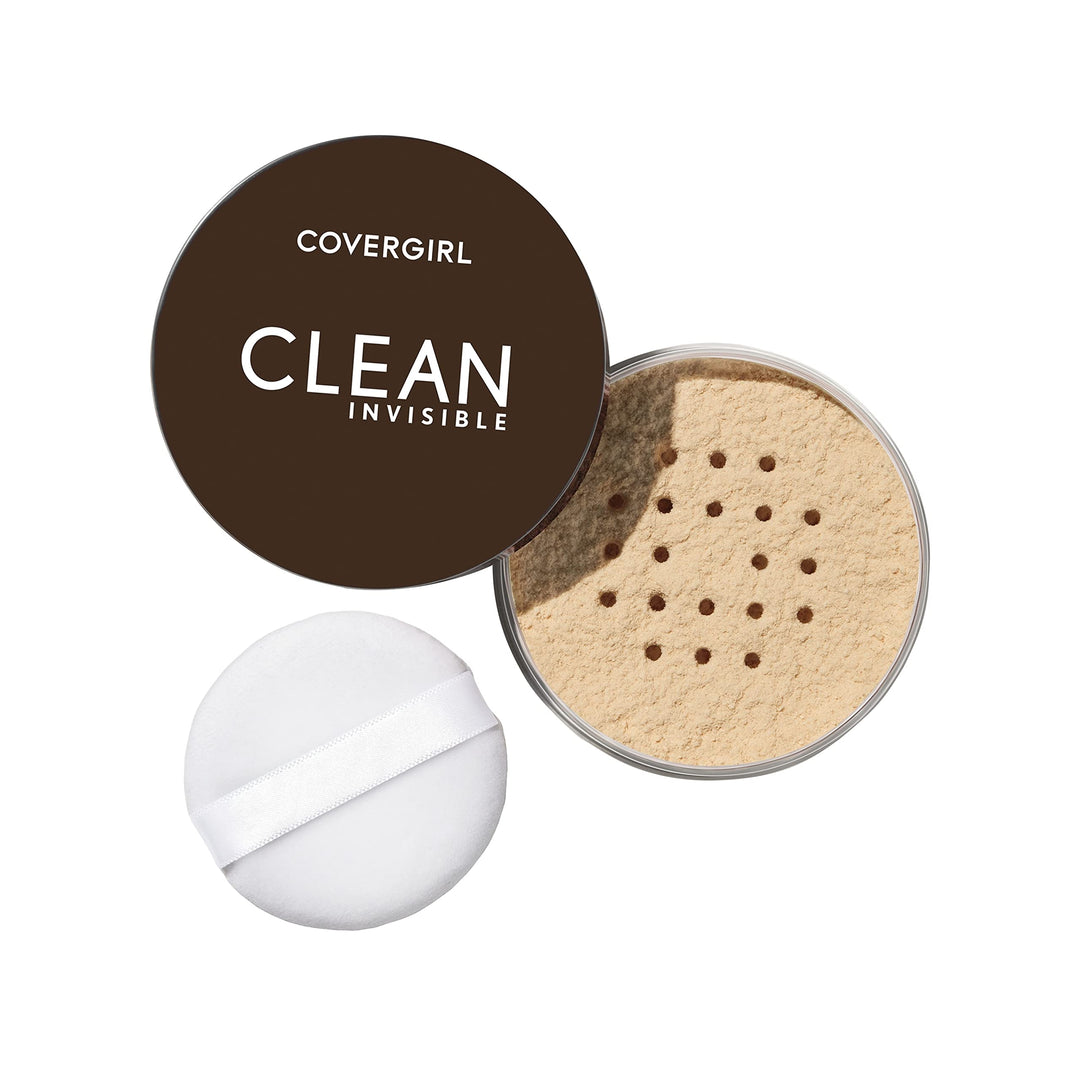 Covergirl Clean Invisible Loose Powder - Loose Powder, Setting Powder, Vegan Formula - Translucent Fair, 20G (0.7 Oz) (Pack Of 2