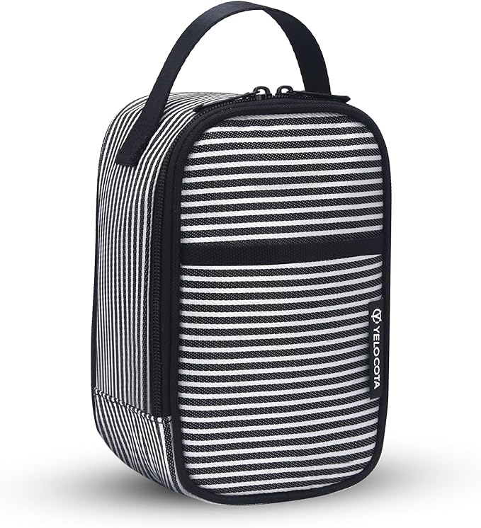 Yelocota Small Cooler Bag- Snack Bag- Insulated Lunch Bag for Kids- Lunch Thermal Bags- Exact Designed for Insulated Food Jar below 27oz-Lunch Tote Bag for Child,Men,Women